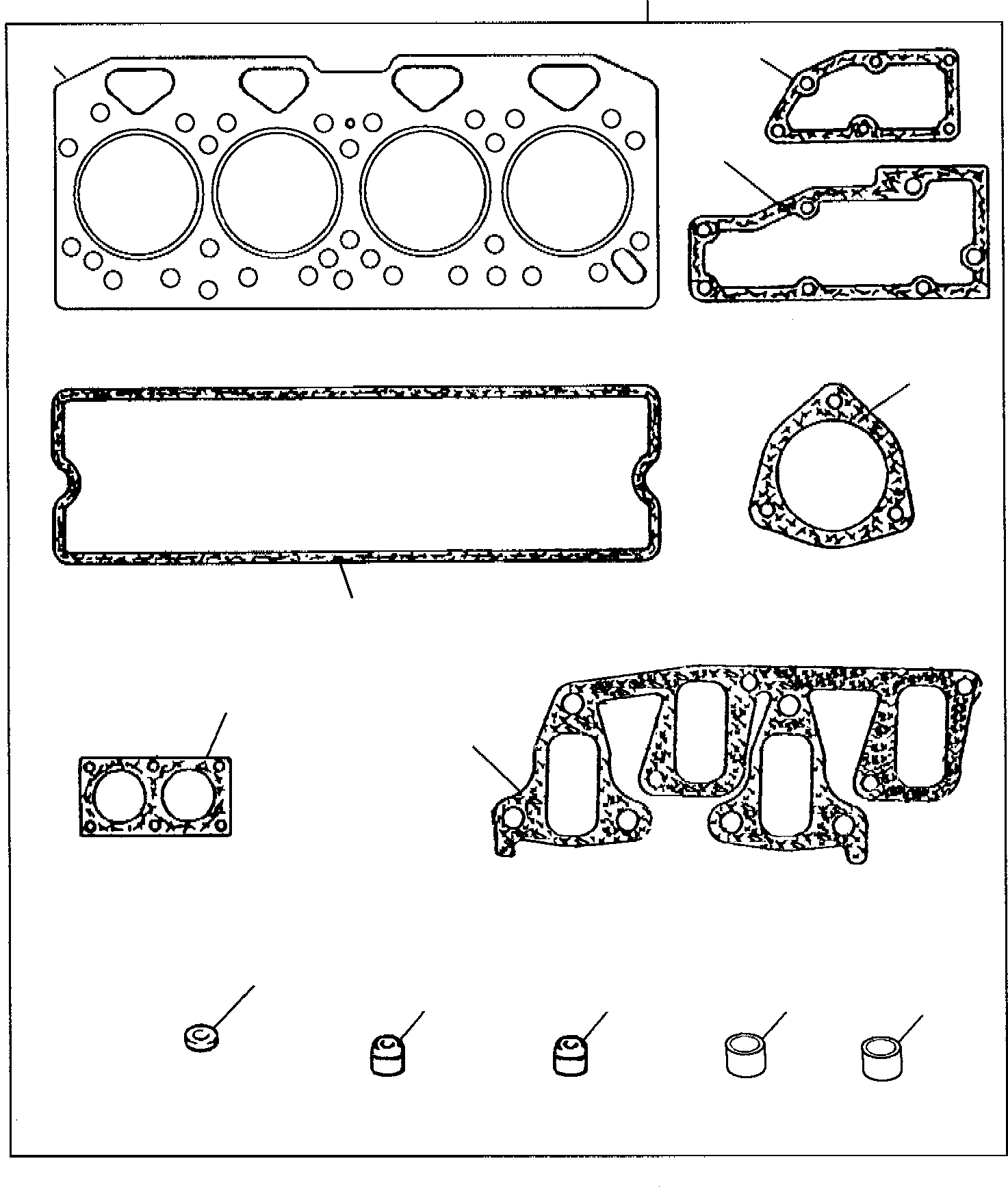 JOINTS AND GASKET - COMPLETE SERVICE KIT 6810-01-1130 KOMATSU