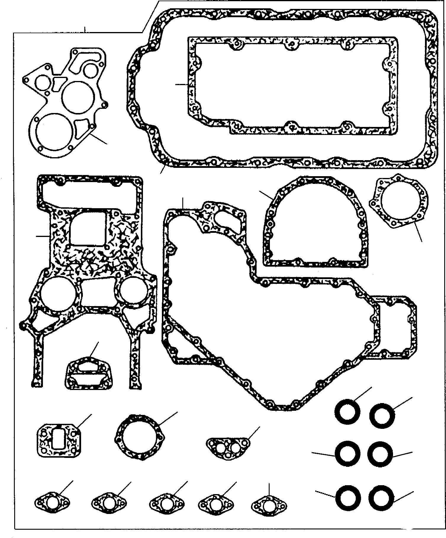 JOINTS AND GASKET - COMPLETE SERVICE KIT 6810-01-1140 KOMATSU