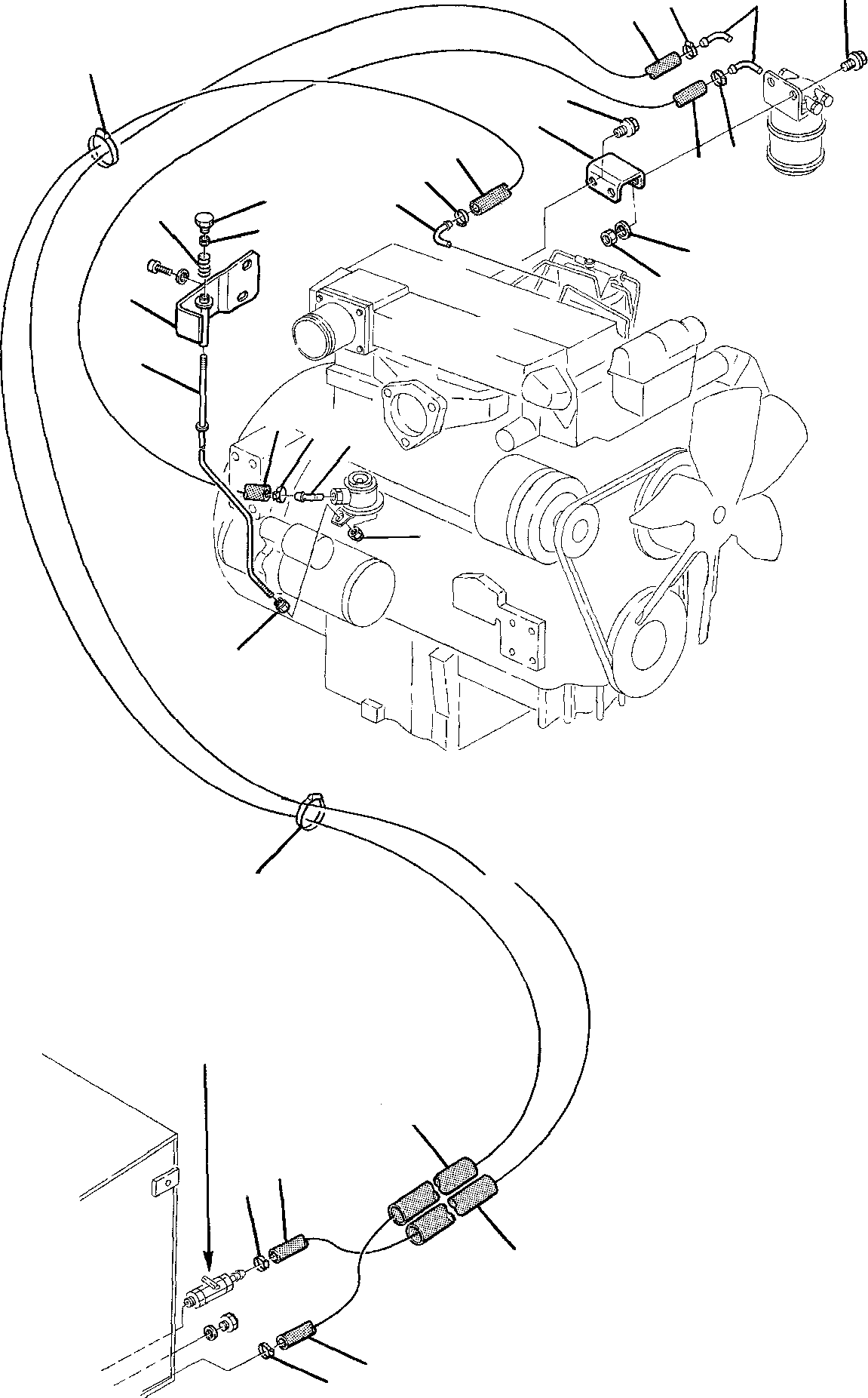 Опора 21D-01-11150 KOMATSU