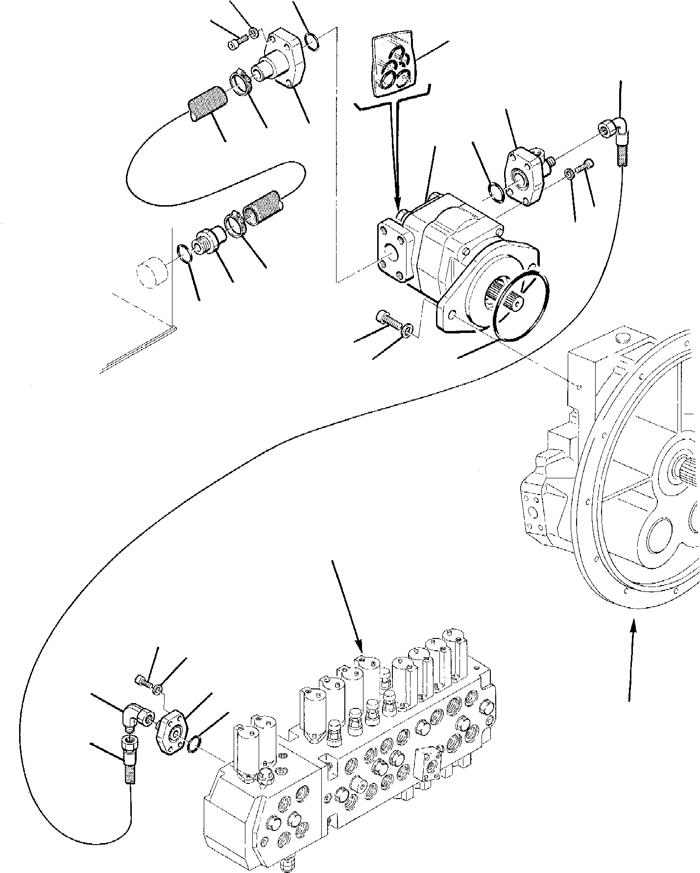 Шланг 21D-09-95740 KOMATSU