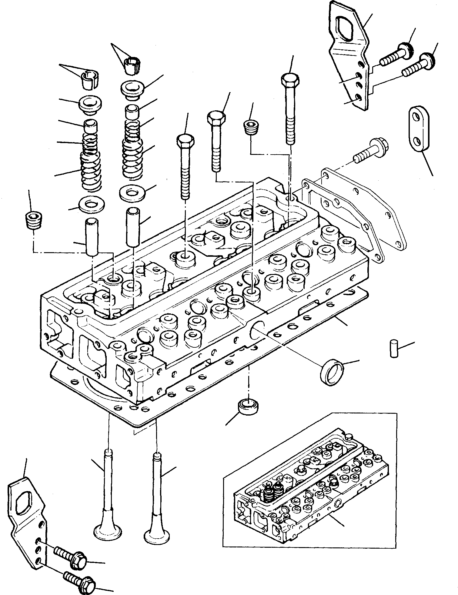 ASPIRATED ENGINE 21D-01-10002 KOMATSU