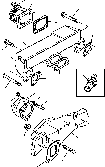INDUCT. MANIFOLD 6810-11-4110 KOMATSU