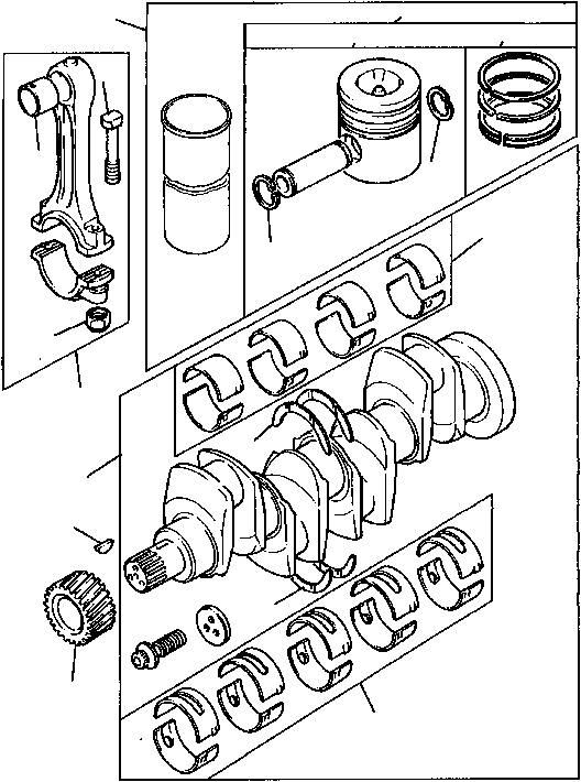 KIT, PISTON RING 6810-31-2130 KOMATSU