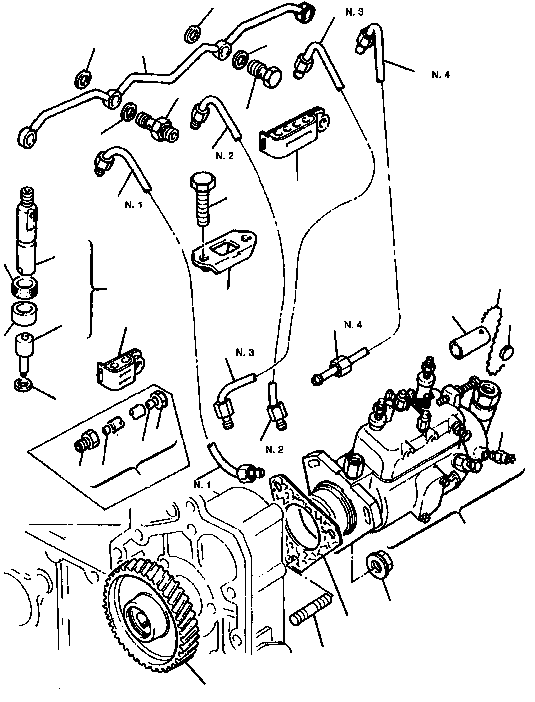 Соединительный штуцер 6810-71-5170 KOMATSU