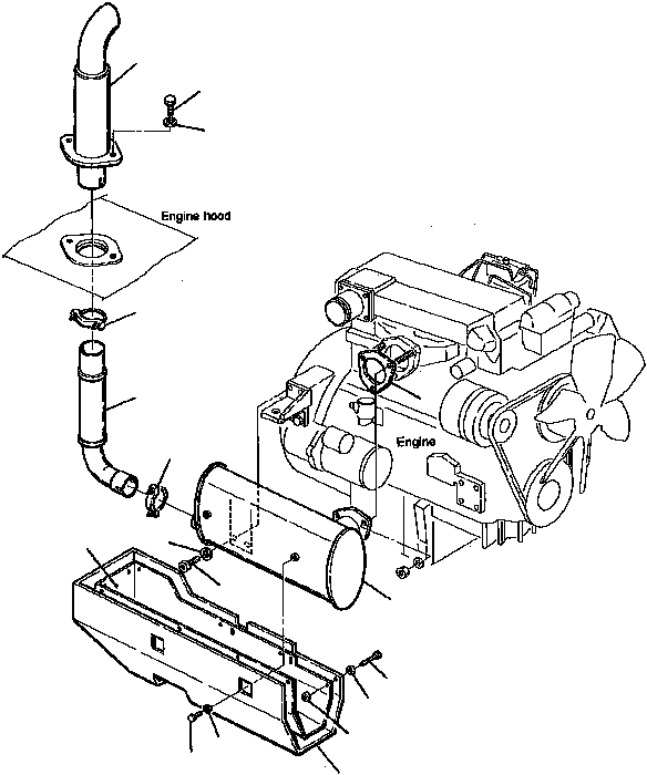 SILENCER 21D-01-13130 KOMATSU