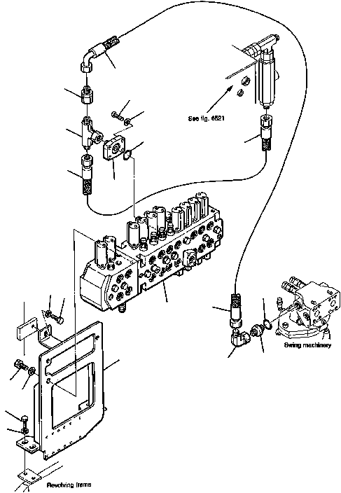 CONTROL VALVE, ASSY. 21D-64-50000 KOMATSU
