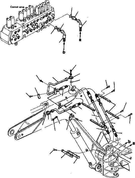 Шланг 21D-09-93410 KOMATSU