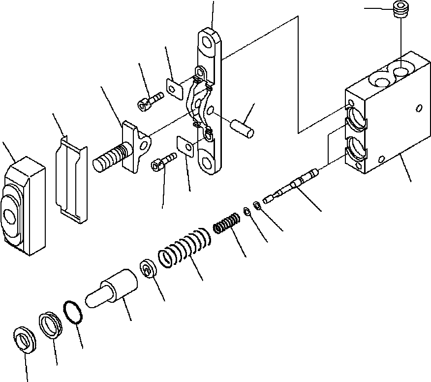 Фиксатор 702-16-54751 KOMATSU