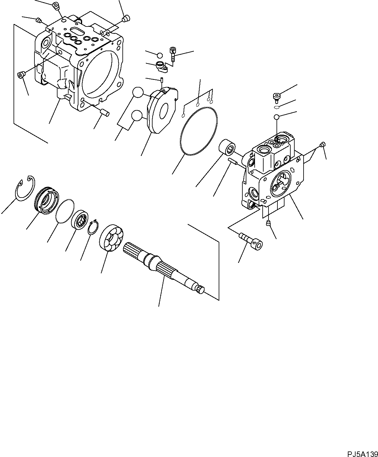 PUMP, ASSY. 708-3S-00512 KOMATSU