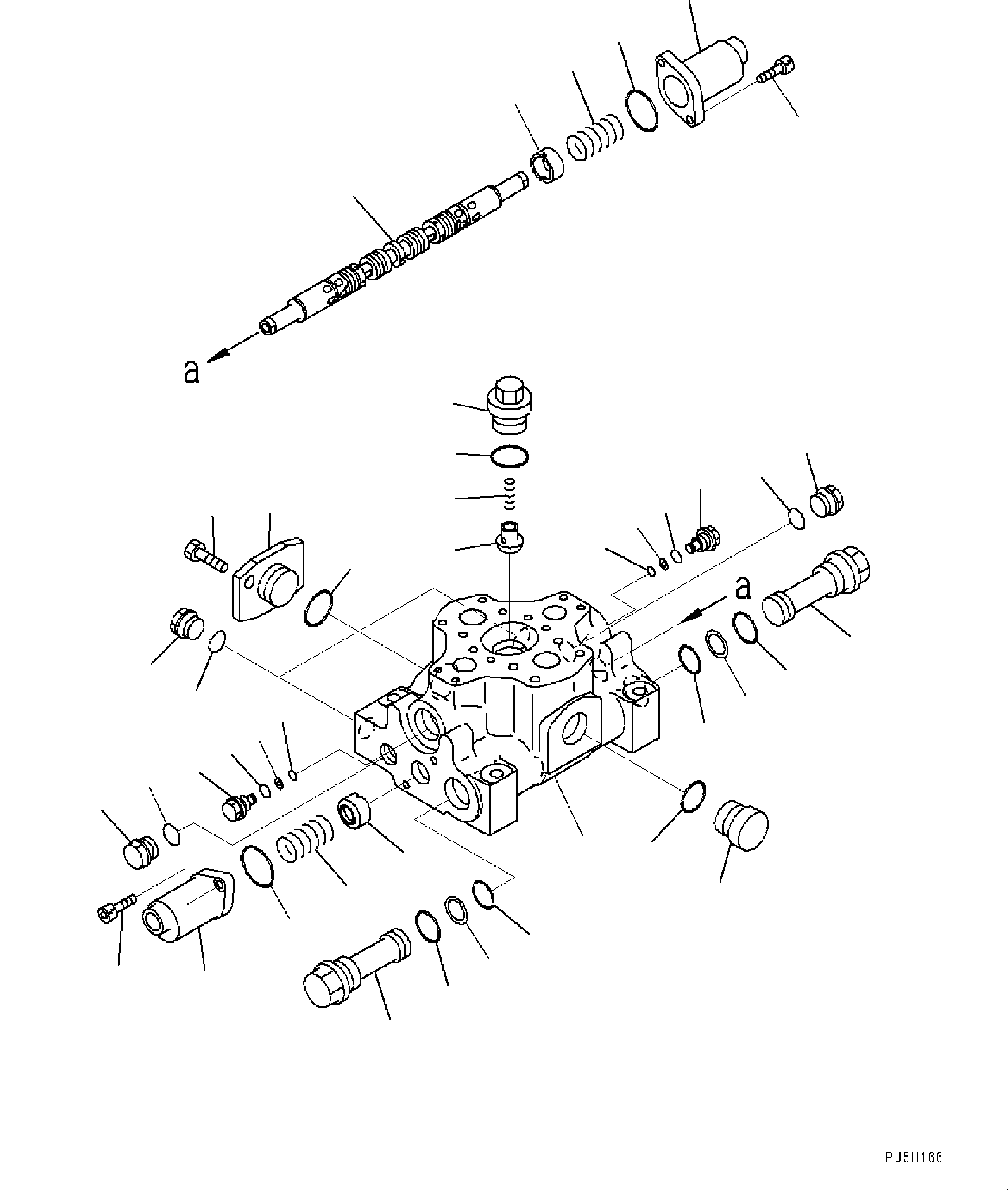 CONTROL VALVE,ATTACHMENT 709-91-12400 KOMATSU