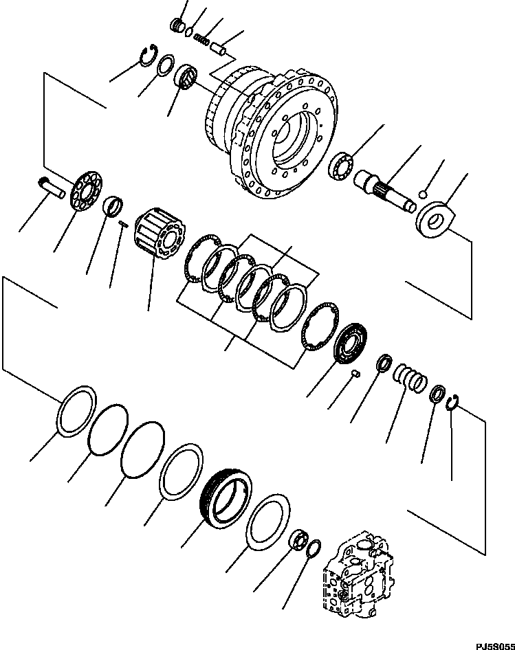 Кулачок коромысла 708-8H-33471 KOMATSU