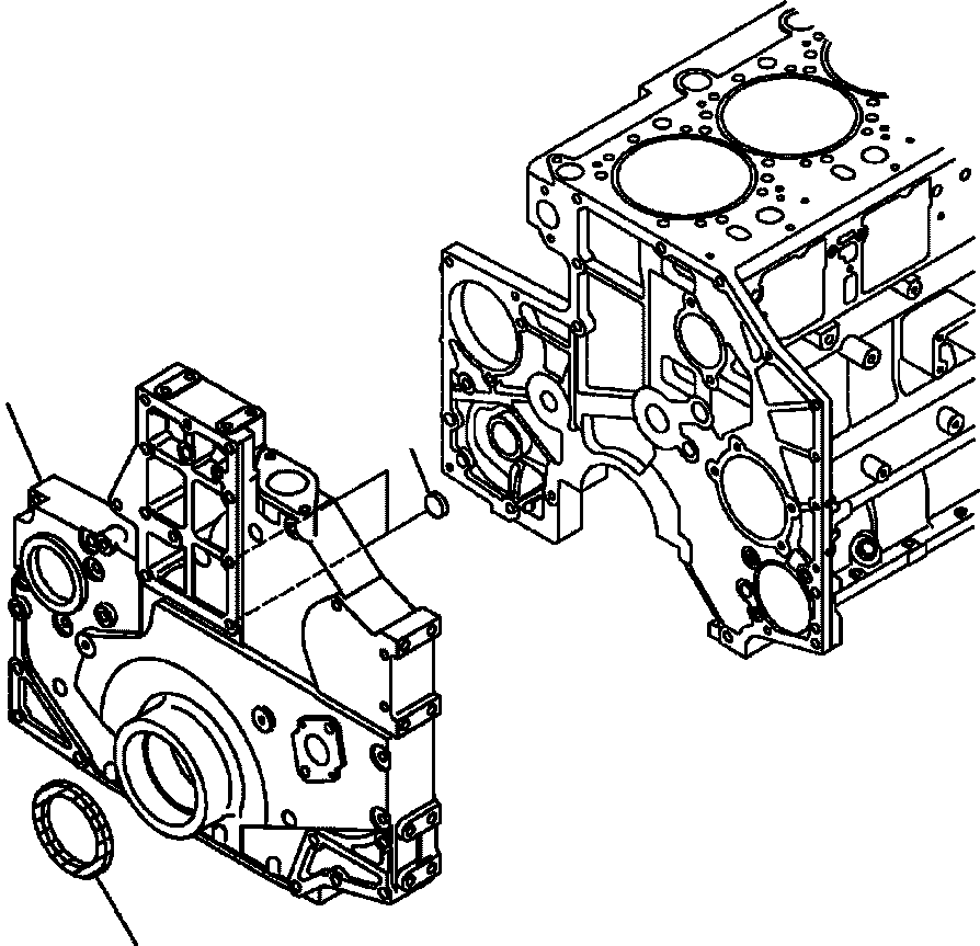 Передняя крышка 6217-21-3212 KOMATSU