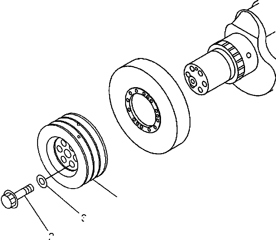 PULLEY,NON HARDENING 6240-31-5352 KOMATSU