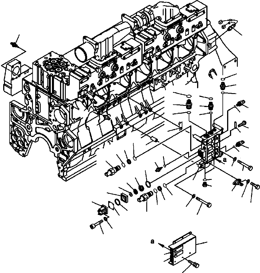 Датчик 6560-61-7100 KOMATSU