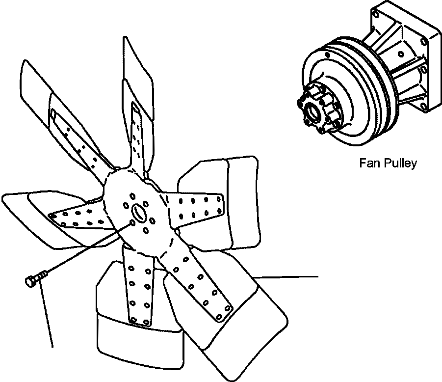 FAN,SUCTION 600-635-0950 KOMATSU