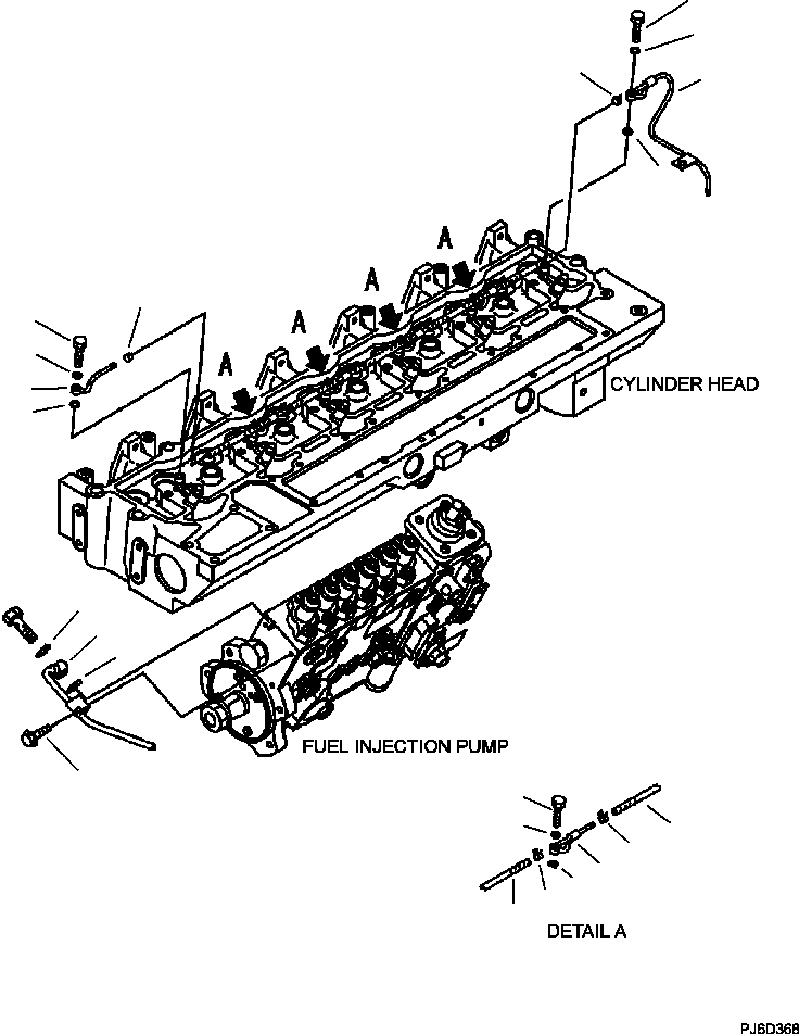 MANIFOLD, FUEL 6743-71-5300 KOMATSU