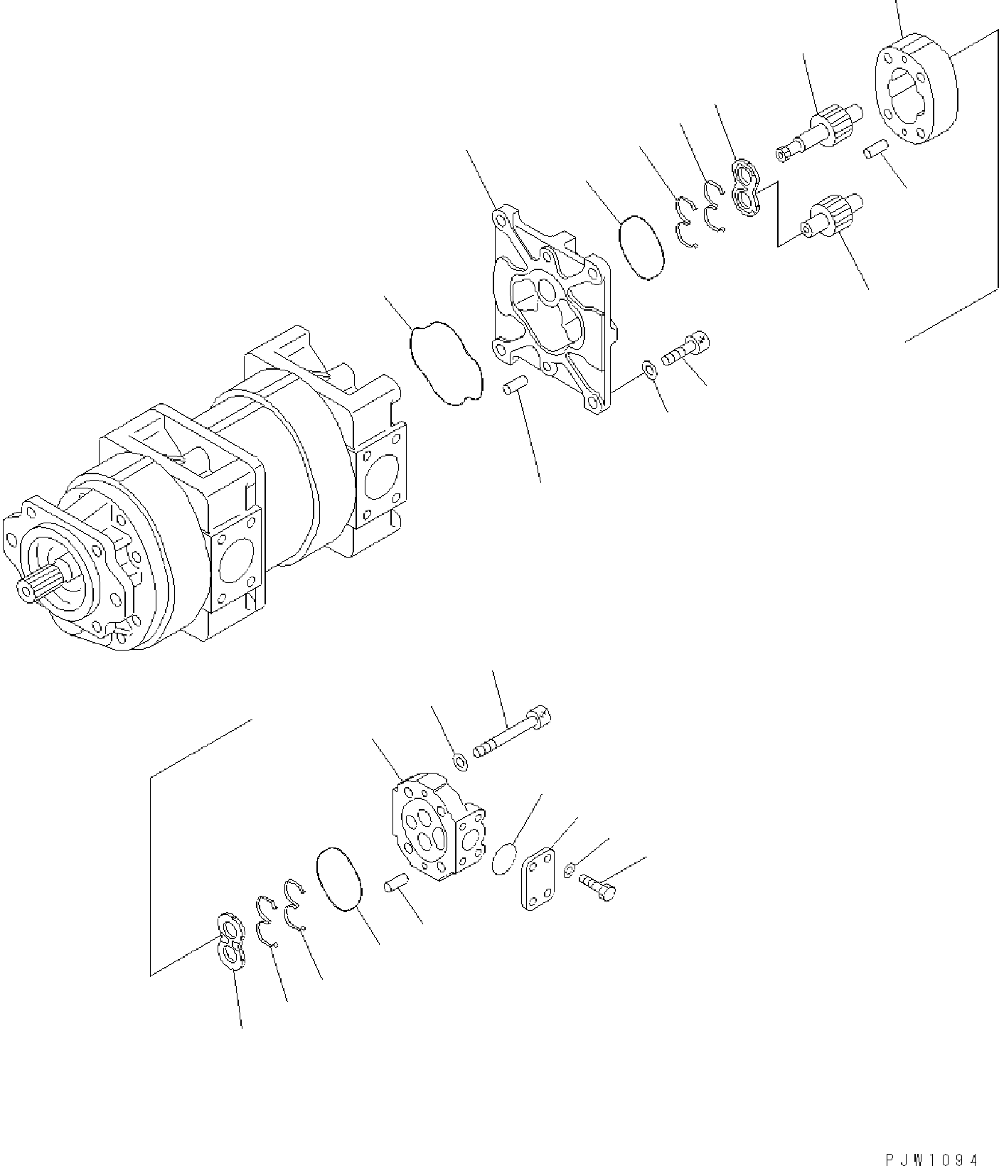 PUMP ASS'Y,(SAL22) 705-35-27540 KOMATSU