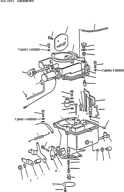 Пружина TJ21723-11041 KOMATSU