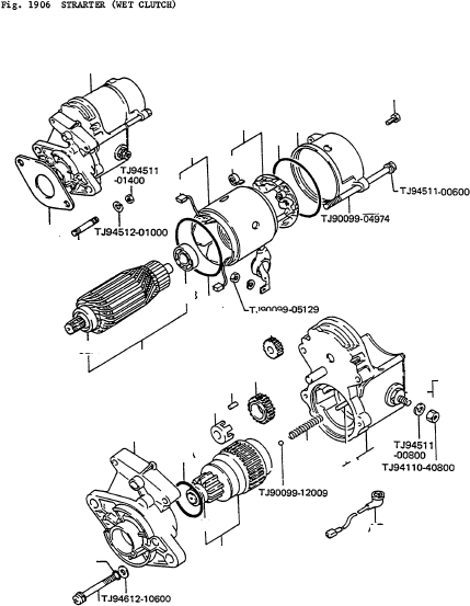 BEARING, ARMATURE TJ90099-10144 KOMATSU