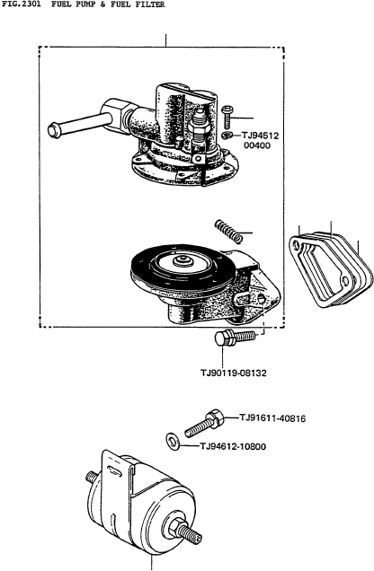 PUMP ASSY, FUEL TJ231007800371 KOMATSU