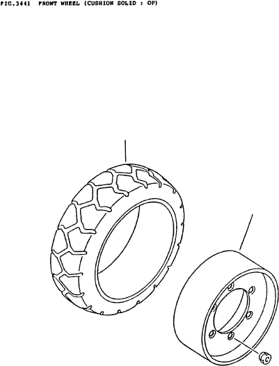 TIRE ASSY 3BA-27-31710 KOMATSU