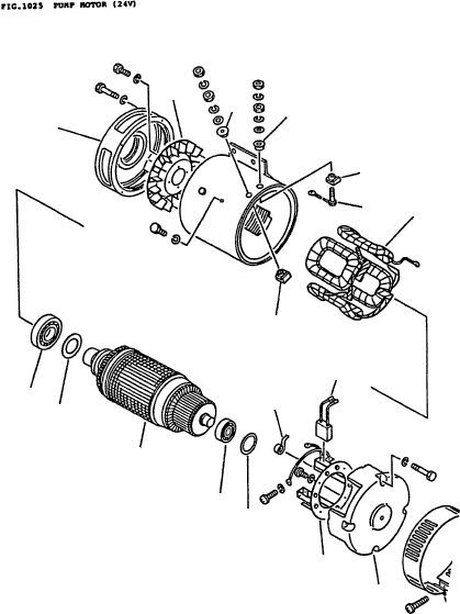 ARMATURE ASSY FB0-51100-1390 KOMATSU
