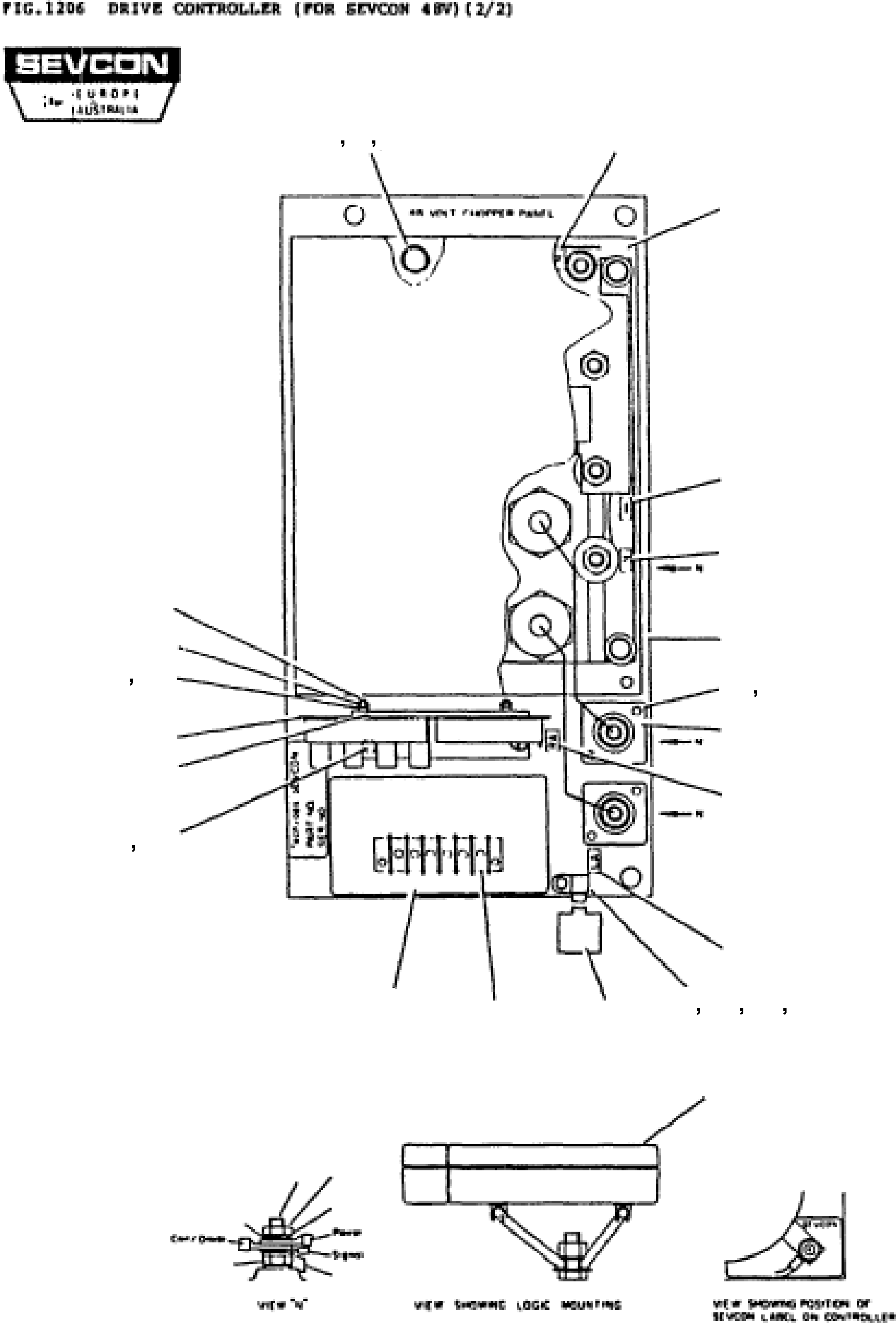 LABEL (M) SV136/51135 KOMATSU