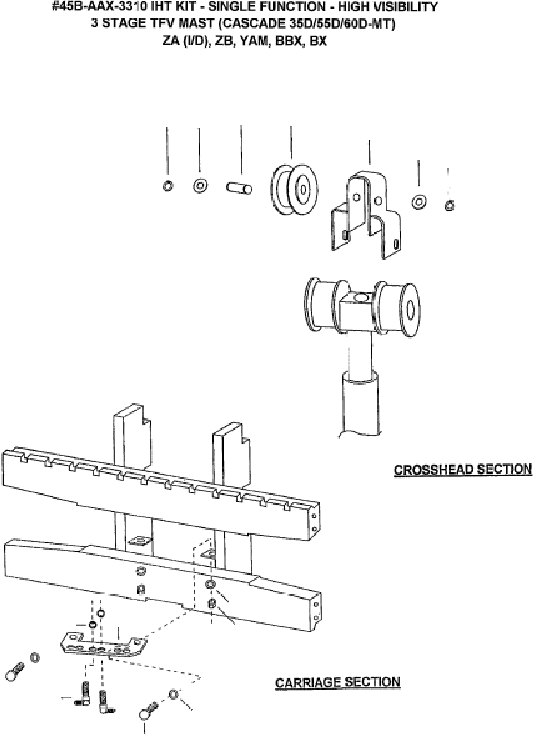 CROSSHEAD BRACKET CJ304020330 KOMATSU