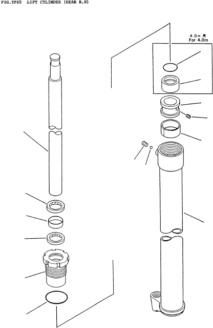 SPACER (FOR 4.0M) 46A-74-13790 KOMATSU