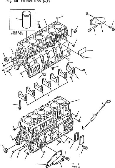 BLOCK ASSY 6206-21-1101 KOMATSU