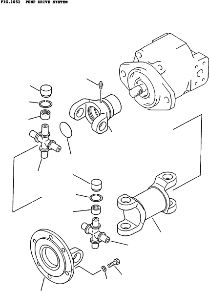 YOKE, FLANGE 3EC-01-11840 KOMATSU