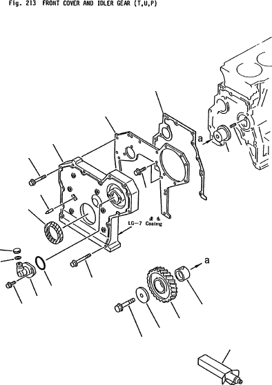 GASKET, BLOCK (KIT) 6206-21-3811 KOMATSU