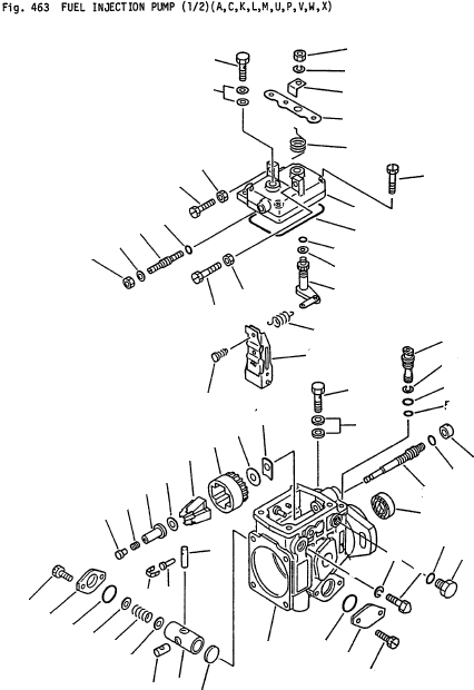 Корпус насоса DK146019-7020 KOMATSU