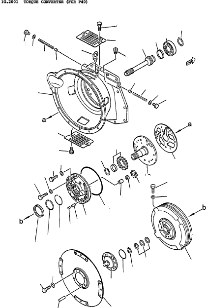 TORQUE CONVERTER KIT (F1/R1) 3EC-13-05010 KOMATSU
