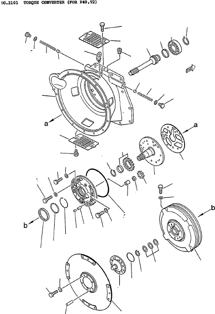 TORQUE CONVERTER KIT (F2/R2) 3EC-13-05020 KOMATSU