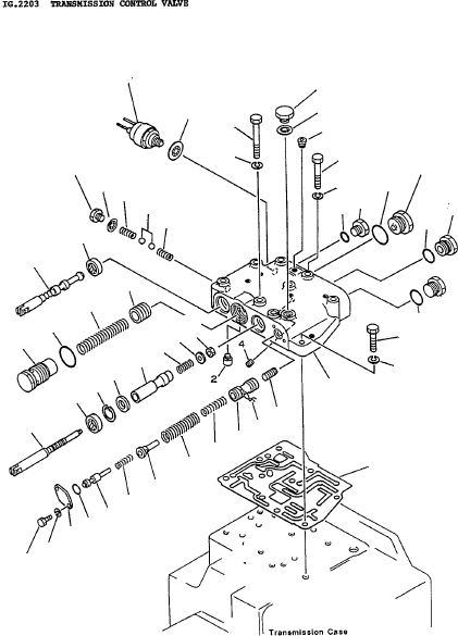 TRANSMISSION VALVE KIT (T1) 3EC-15-05020 KOMATSU