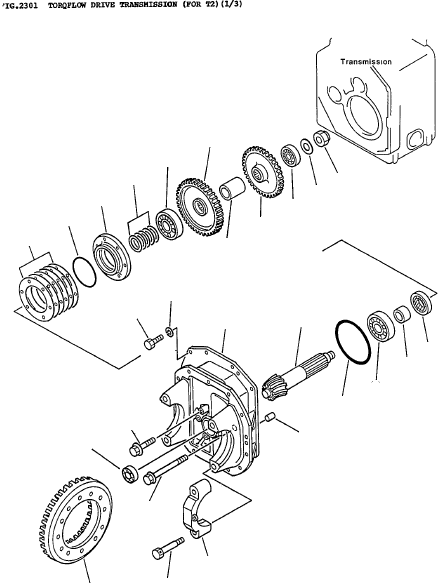 TORQFLOW DRIVE TRANSMISSION KIT (T2) 3EC-16-05011 KOMATSU