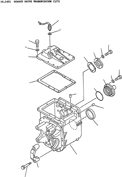 TRANSMISSION CASE ASSY 3EC-14-11102 KOMATSU