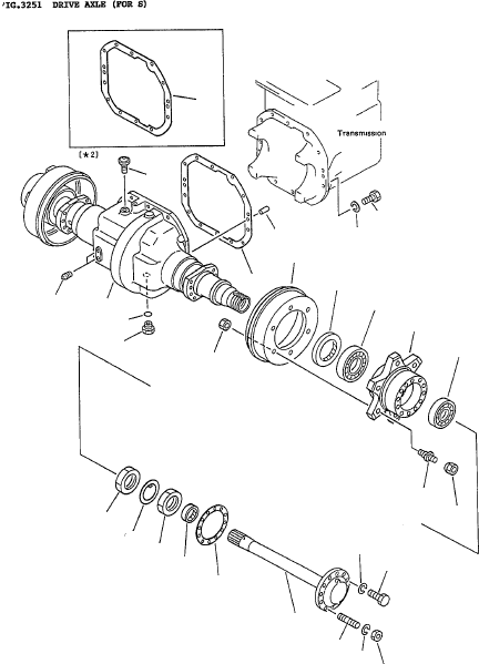 HOUSING ASSY 3EC-22-11100 KOMATSU