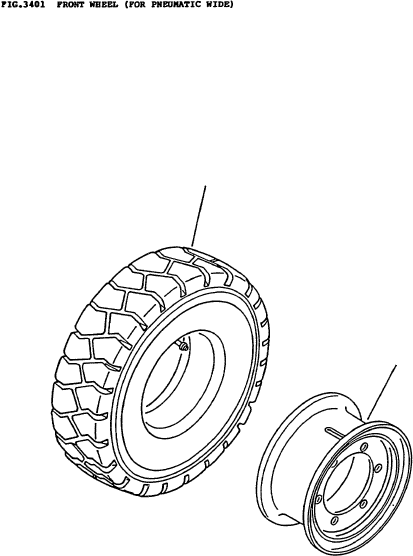 TIRE ASSY 3EC-27-11220 KOMATSU