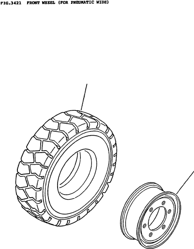 Обод колеса 3EC-27-11331 KOMATSU