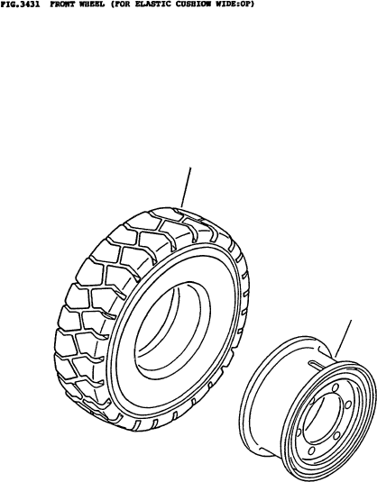 TIRE ASSY (250-15) 3EC-27-14220 KOMATSU
