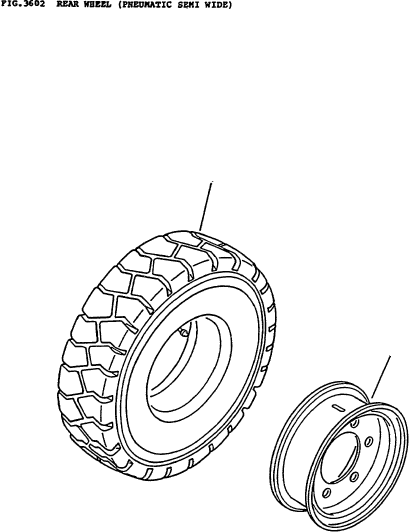 RIM ASSY 34C-28-61120 KOMATSU