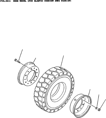TIRE ASSY (7.00-12) 34C-28-15220 KOMATSU