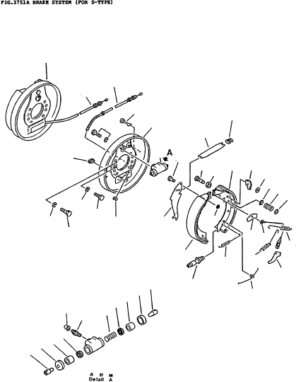 BRAKE ASSY (R.H.) 3EC-30-12202 KOMATSU