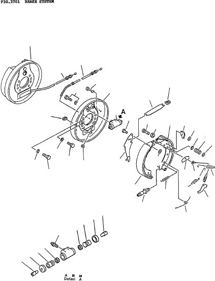 BRAKE SHOE KIT (R.H.) 3EC-30-1172RH KOMATSU