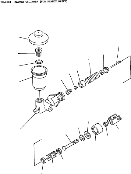 CLUTCH MASTER CYLINDER KIT 3EC-36-05010 KOMATSU