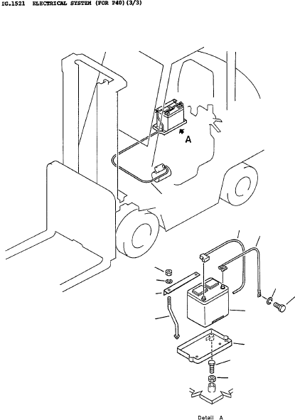 Аккумуляторная батарея 3EB-55-A1810 KOMATSU