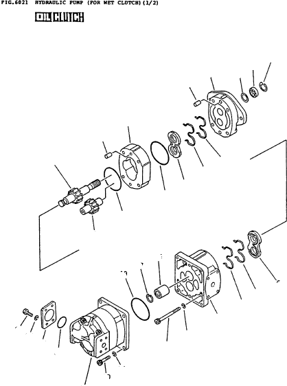 PUMP ASSY (SAR50+14) 3EC-60-15510 KOMATSU