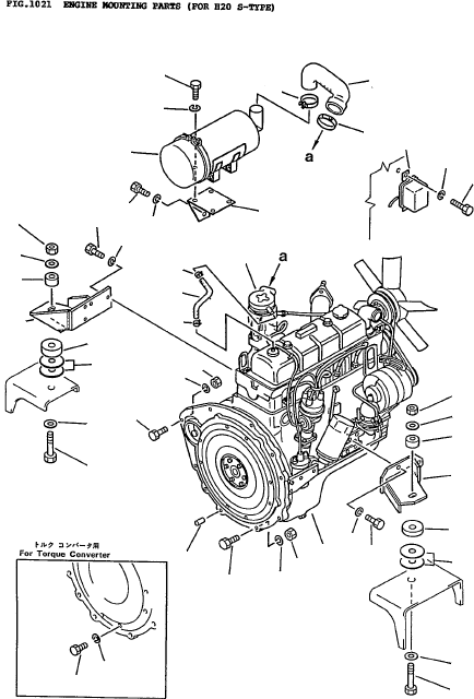 AIR CLEANER ASSY 3EA-01-A1620 KOMATSU